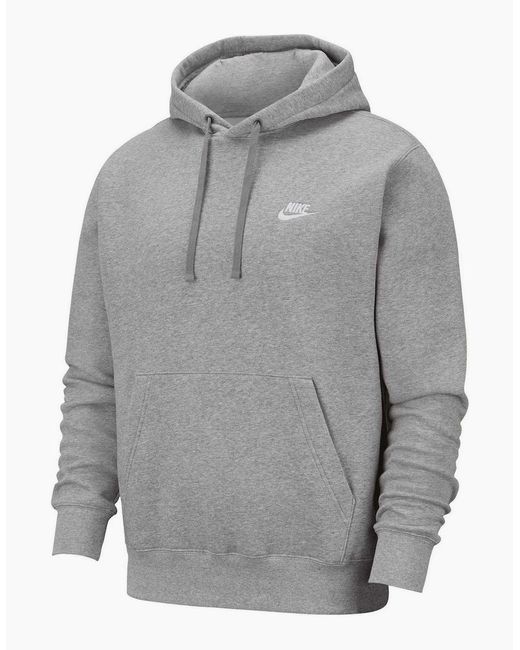 Nike Gray Adult Sportswear Club Hoodie