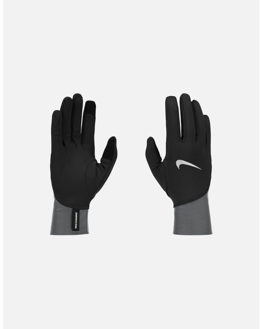 Nike Black 2024 Pacer Midweight Running Gloves for men