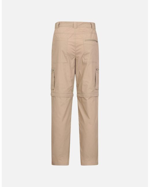 Mountain Warehouse Natural Explore Convertible Trousers for men