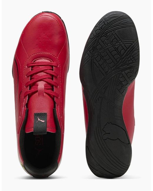 PUMA Red Ferrari Neo Cat 3.0 Low Top Trainers for men