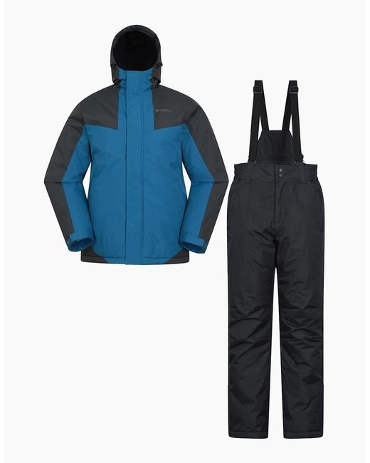 Mountain Warehouse Blue Ski Jacket & Trousers for men