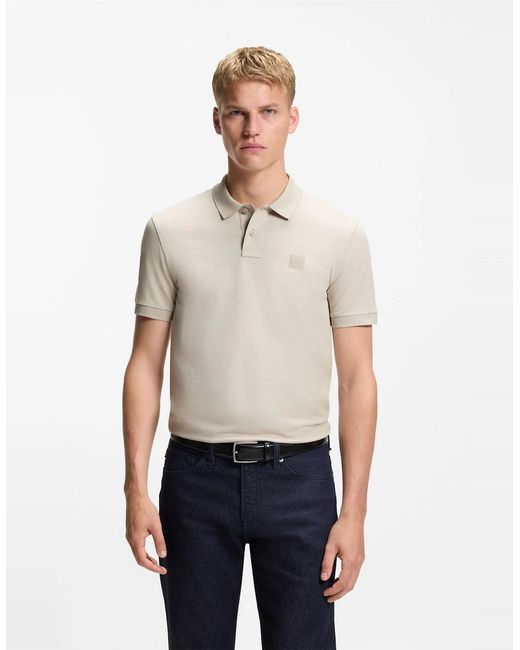 Boss Blue Passenger Short Sleeve Polo Shirt for men