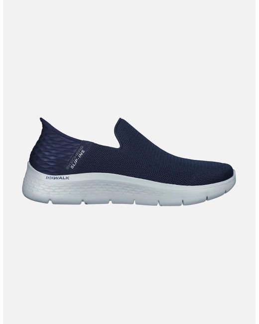 Skechers Go Walk 4 Blue Skechers Go Walk Flex No Hands 216491-Nvy Slip On Shoe for men