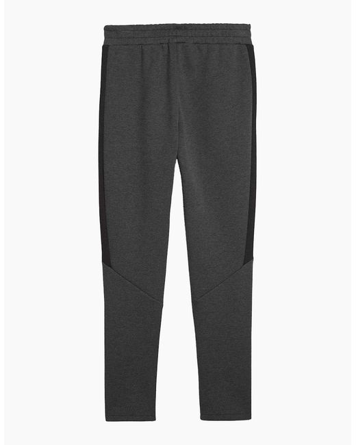 PUMA Gray Evostripe Core Fleece Tapered Joggers for men