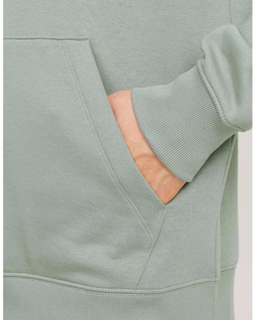 Jack & Jones Green Regular Fit Hooded Neck Kangaroo Pocket Sweatshirt for men