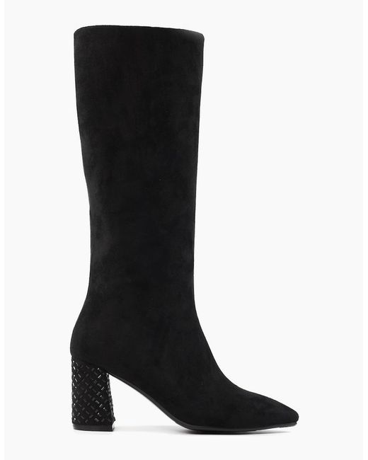 Lunar Black Witham Knee High Boots