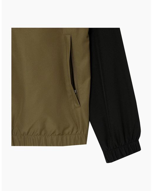 Lacoste Multicolor And Khaki Colour Block Tracksuit for men