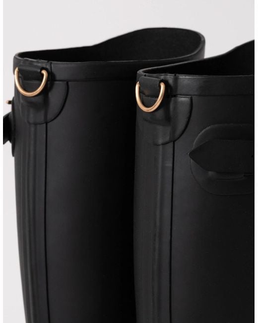 Ilse Jacobsen Black Neo Rain Tall Wellies