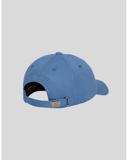 Lyle & Scott Blue Baseball Cap for men
