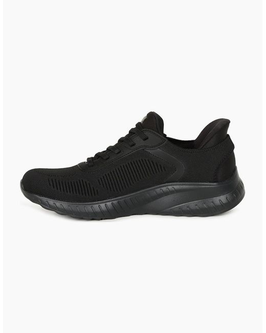 Skechers Black Bobs Squad Chaos Slip