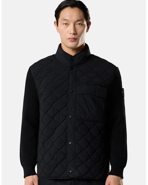 Stone Island Blue Ghost Quilted 4100016 Jacket for men