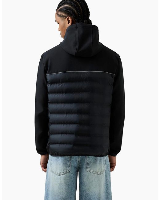 Reebok Blue Herston Hybrid Jacket for men