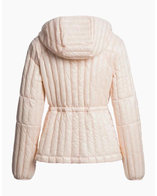Parajumpers White Kun Blush Hooded Down Jacket