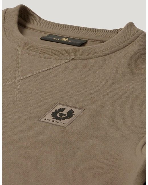 Belstaff Brown Sweatshirt Dusty Taupe for men