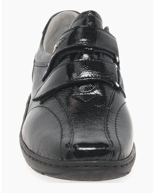 Waldläufer Black Stone Rip Tape Fastening Shoes