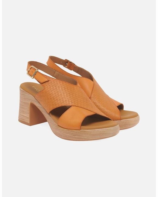 Paula Urban Brown Hideaway Sandals