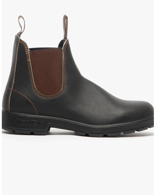 Blundstone Black 500 Leather Classic Chelsea Boots Stout