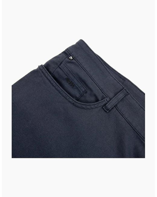 Boss Blue Delaware 3-1-20 Slim Fit Stretch Jean 404 for men