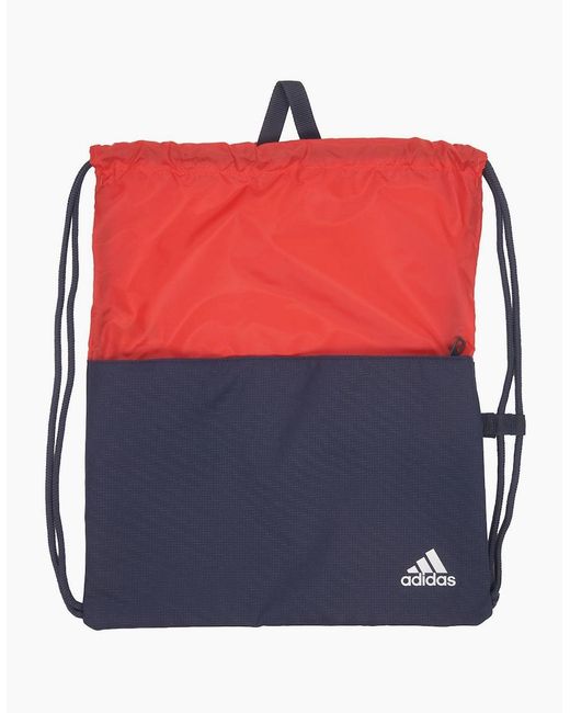 Adidas Red Gym Bag Zipped Front Pocket for men