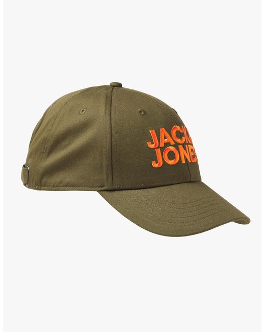 Jack & Jones Green Gall Baseball Cap Night for men