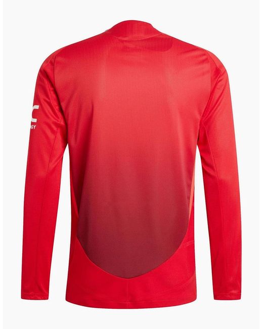 Adidas Red H Jsy Aul Football Shirt for men