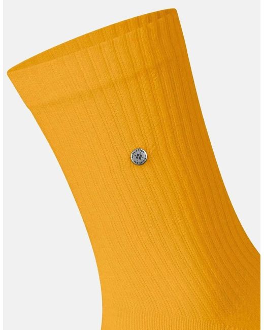 Burlington Orange Bond Street Socks Sun Ray