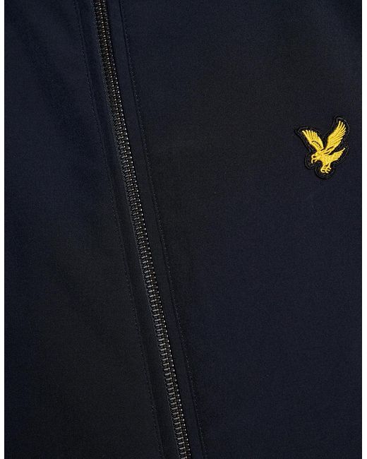 Lyle & Scott Blue Mesh-Back Softshell Jacket for men