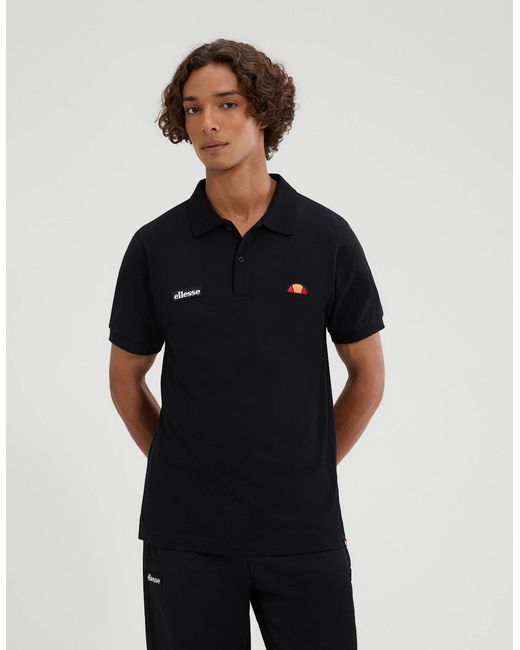 Ellesse Black Lessepsia Polo for men