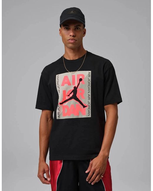 Nike Red Jordan Graphic T-Shirt for men