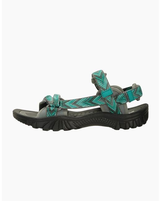 Mountain Warehouse Green Ladies Cyprus Chevron Sandals