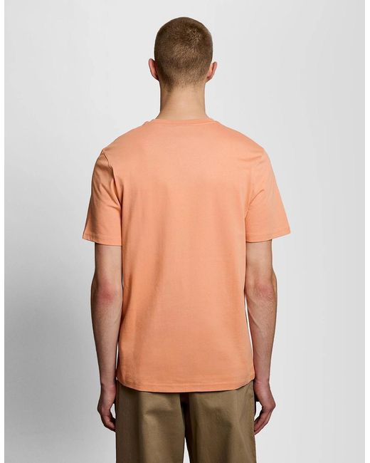 Lyle & Scott Green Cotton Crew Neck T-Shirt for men