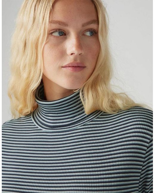 Levi's Blue Levi's Turtleneck Long Sleeve Slim Fit T-Shirt