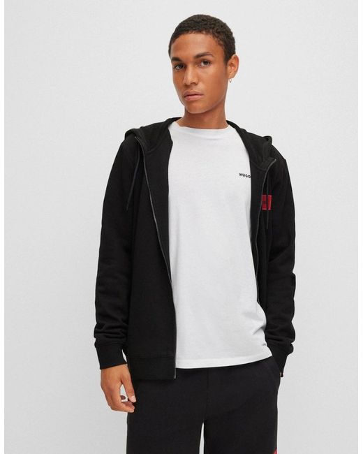 Boss Black Hugo Daple212 Zip Through Hoodie for men