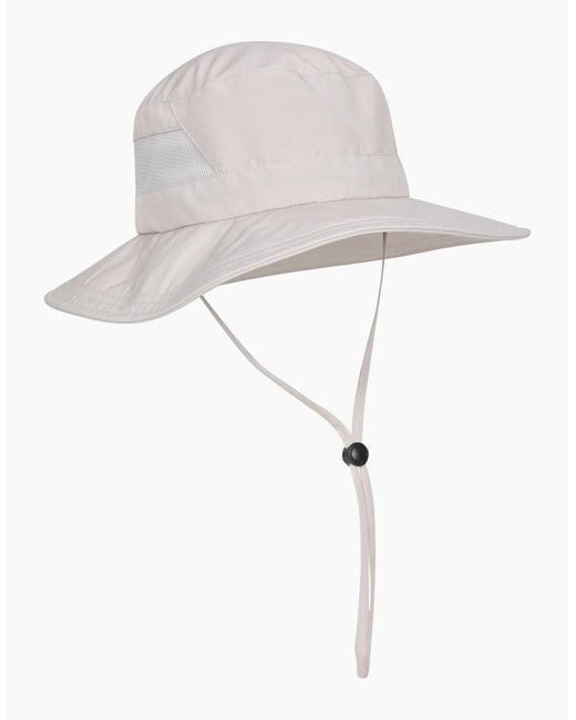 Mountain Warehouse White Adult Lightweight Mesh Brim Sun Hat