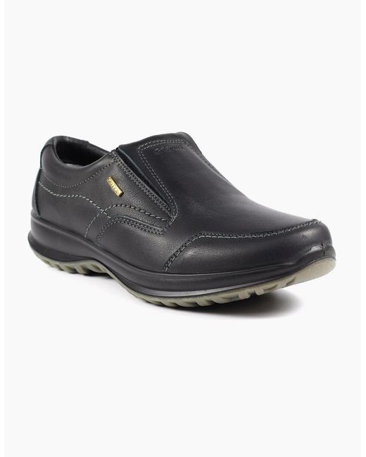Grisport Black Melrose Slip On Shoes for men