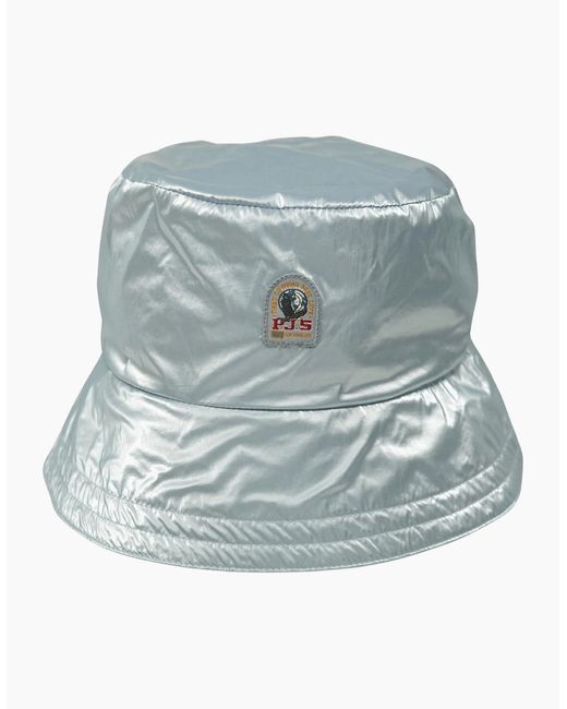 Parajumpers Blue Bucket Hat Shiny Cap
