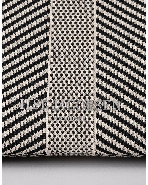 Ilse Jacobsen Metallic Knitty Knitted Makeup Bag
