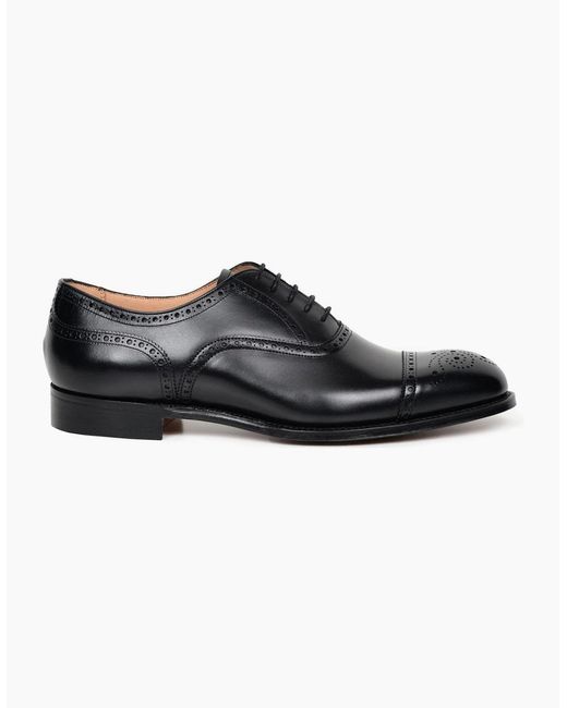 Cheaney Black Wilfred Formal Oxford Brogues for men
