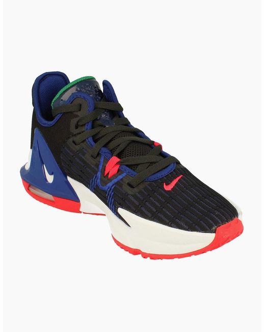 Nike Blue Lebron Witness Vi Basketball Trainers Cz4052 005 for men