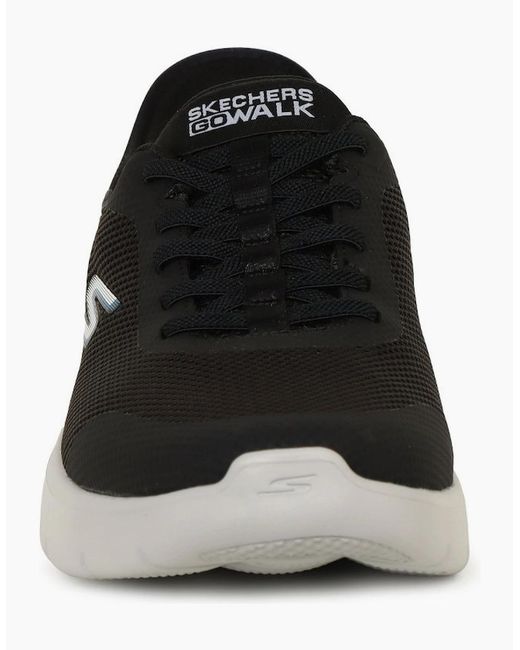 Skechers Go Walk Black Go Walk Flex Wide Fit Trainers for men