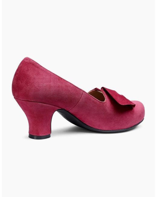 Hotter Red Donna Extra Wide Court Shoes