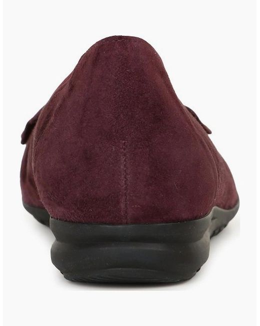Gabor Red Sage Ballet Pumps