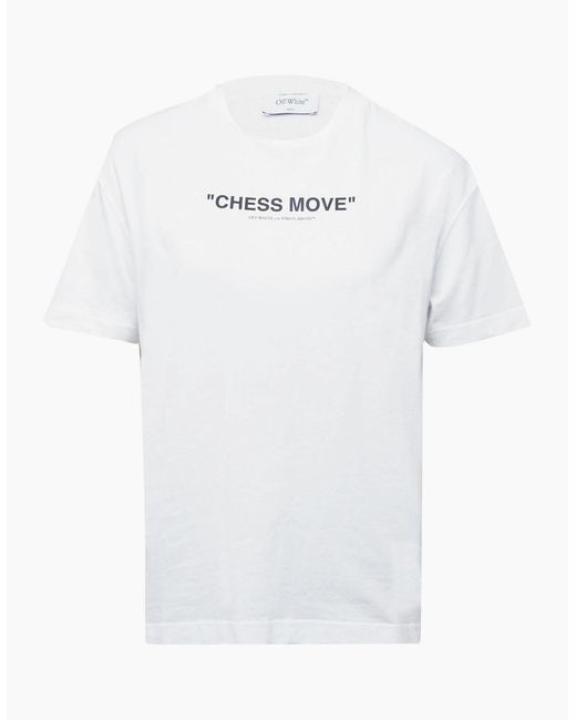 Off-White c/o Virgil Abloh White Off Chess Tee