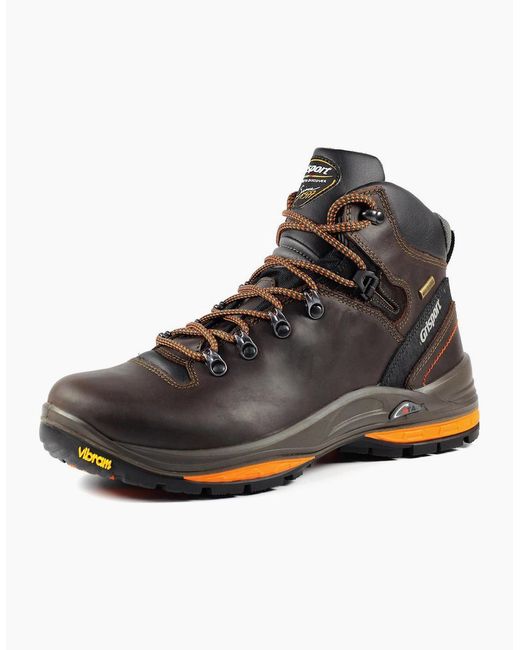 Grisport Brown Saracen Walking Boots for men