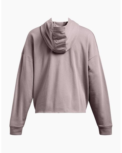 Under Armour Purple Rival Terry Crew Sweatshirt