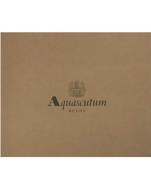Aquascutum Metallic Water Repellent Macro Club Check Scarf Macro Club Check 30 for men