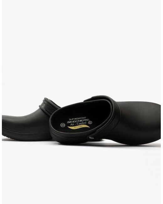 Skechers Black Work 108067Ec Riverbound Pasay Sr Occupational Clogs