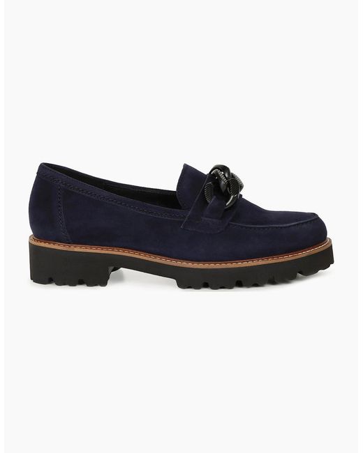 Gabor Blue Squeeze Loafers