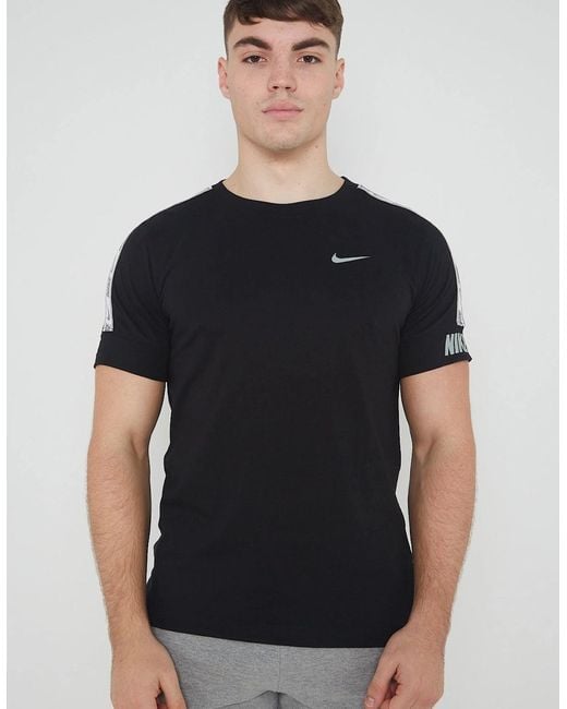 Nike Black Nsw Repeat T Shirt for men