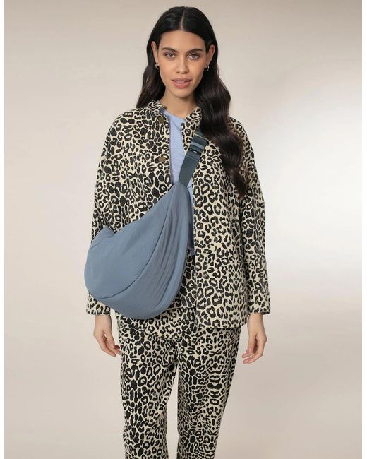 Nooki Design Blue Jessie Oversized Crescent Bag